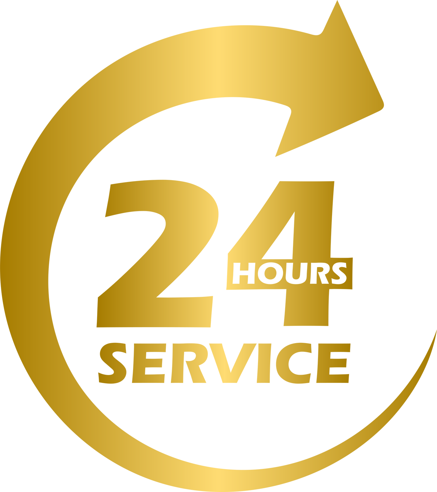 Golden 24 hours service, 24/7 service